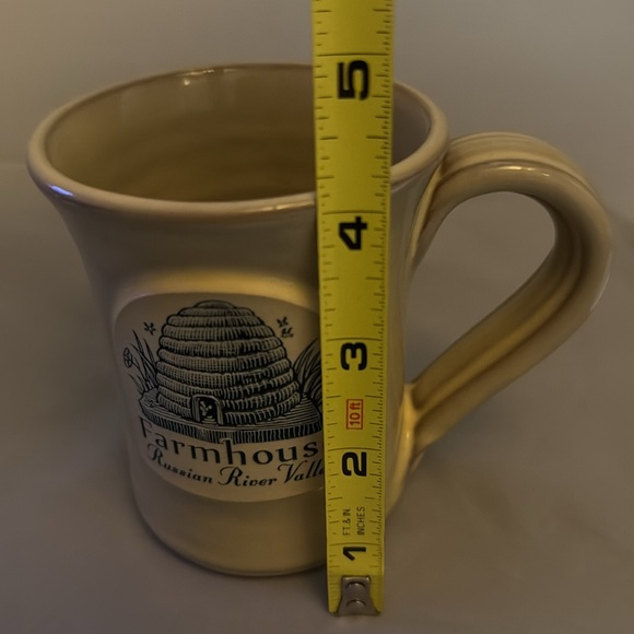 Farmhouse Russian River Valley Mug Cup Deneen Pottery Hand Thrown Beehive USA - Picture 7 of 8